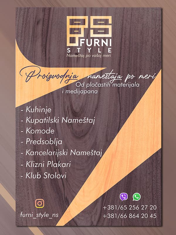 Štampa flajera za FURNI Style, slika 2