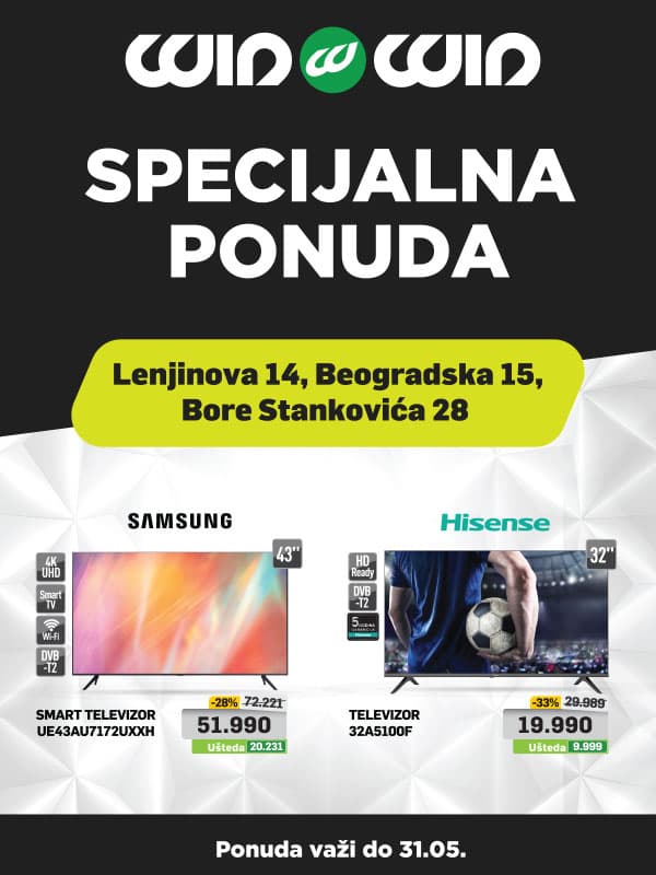 Štampa i podela flajera za WinWin u Vranju, slika 2