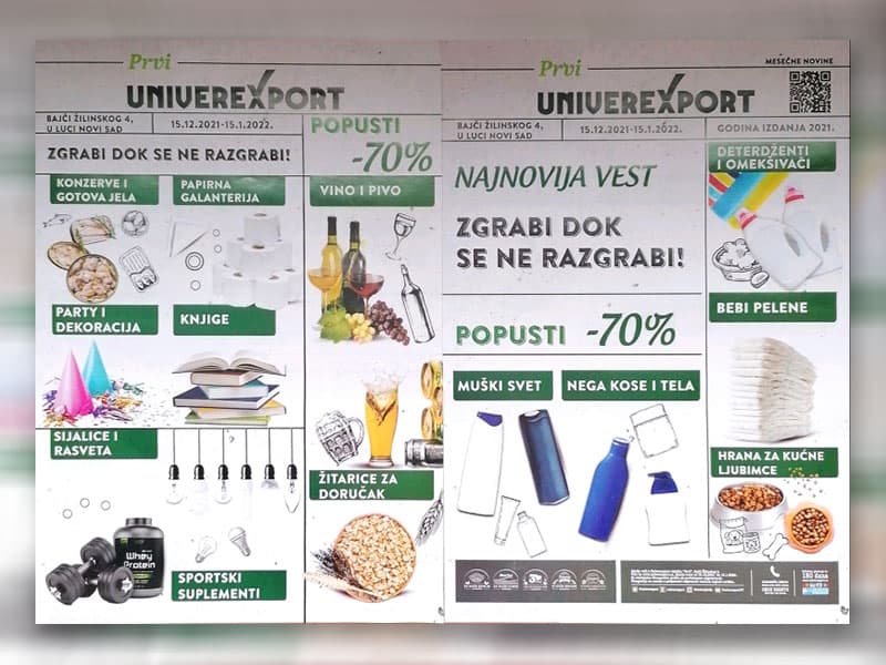 Podela flajera za Univerexport, slika 1
