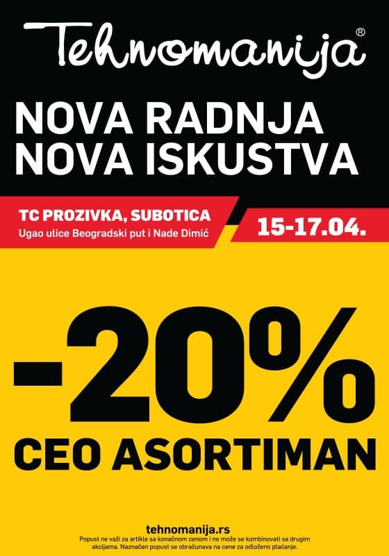 Podela flajera Tehnomanije u Subotici, slika 2