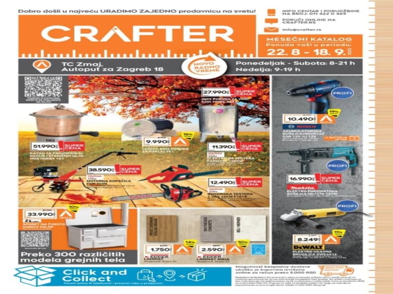 Podela kataloga za Crafter, slika 1