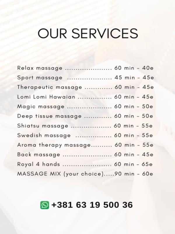 Štampa flajera REFRESH MASSAGE BELGRADE, slika 3